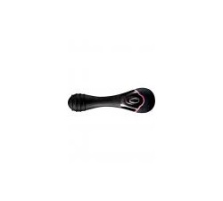 Vida Lussuria Silicone Vibrator Waterproof 7 Inch Black 